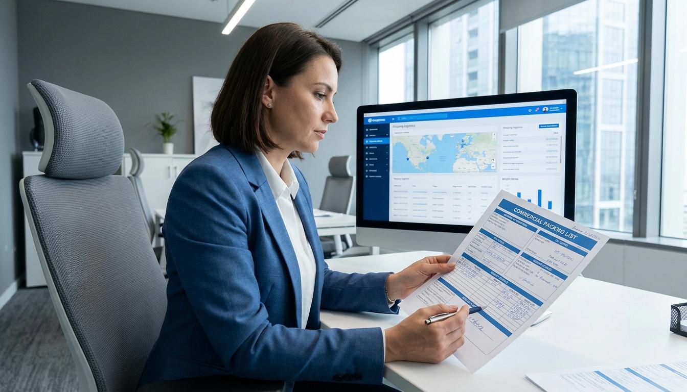 Essential customs packing list requirements checklist with HS codes and shipper information